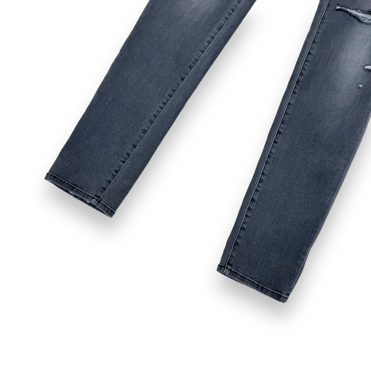 AMIRI DISTRESSED SKINNY DENIM JEANS GREY 34W