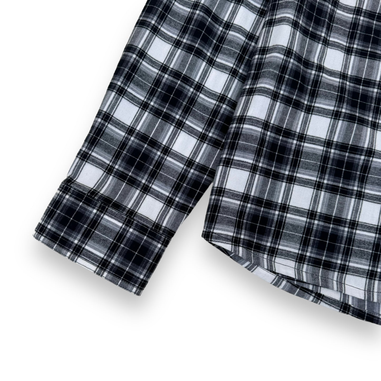 OFF-WHITE CHECKED ARROW FLANNEL SHIRT BLACK / WHITE L