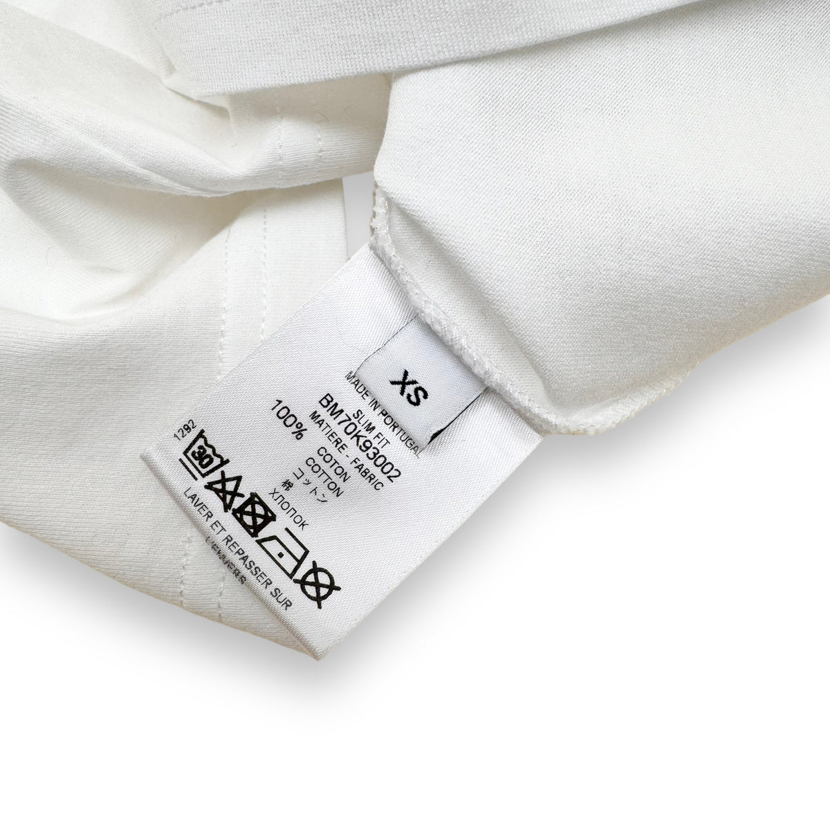 GIVENCHY COTTON LOGO T-SHIRT WHITE XS