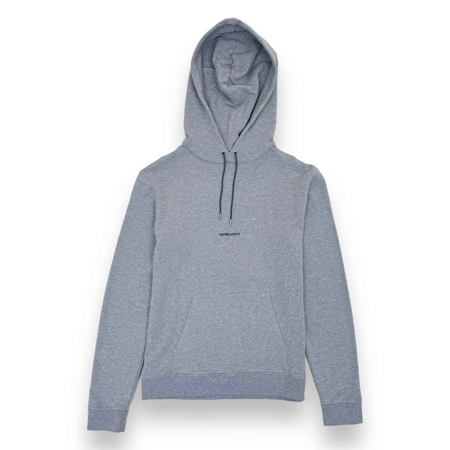 SAINT LAURENT RIVE GAUCHE RINSE HOODIE GREY XL