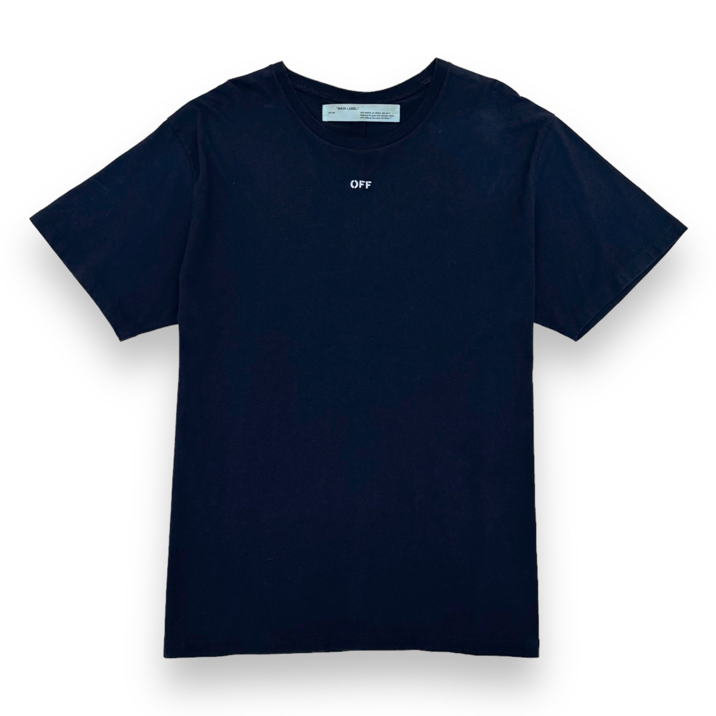 OFF-WHITE T-SHIRT BLACK M