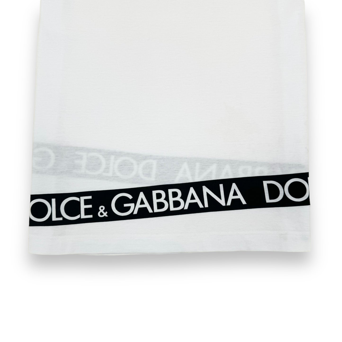 DOLCE & GABBANA DGMILLENIALS T-SHIRT WHITE L