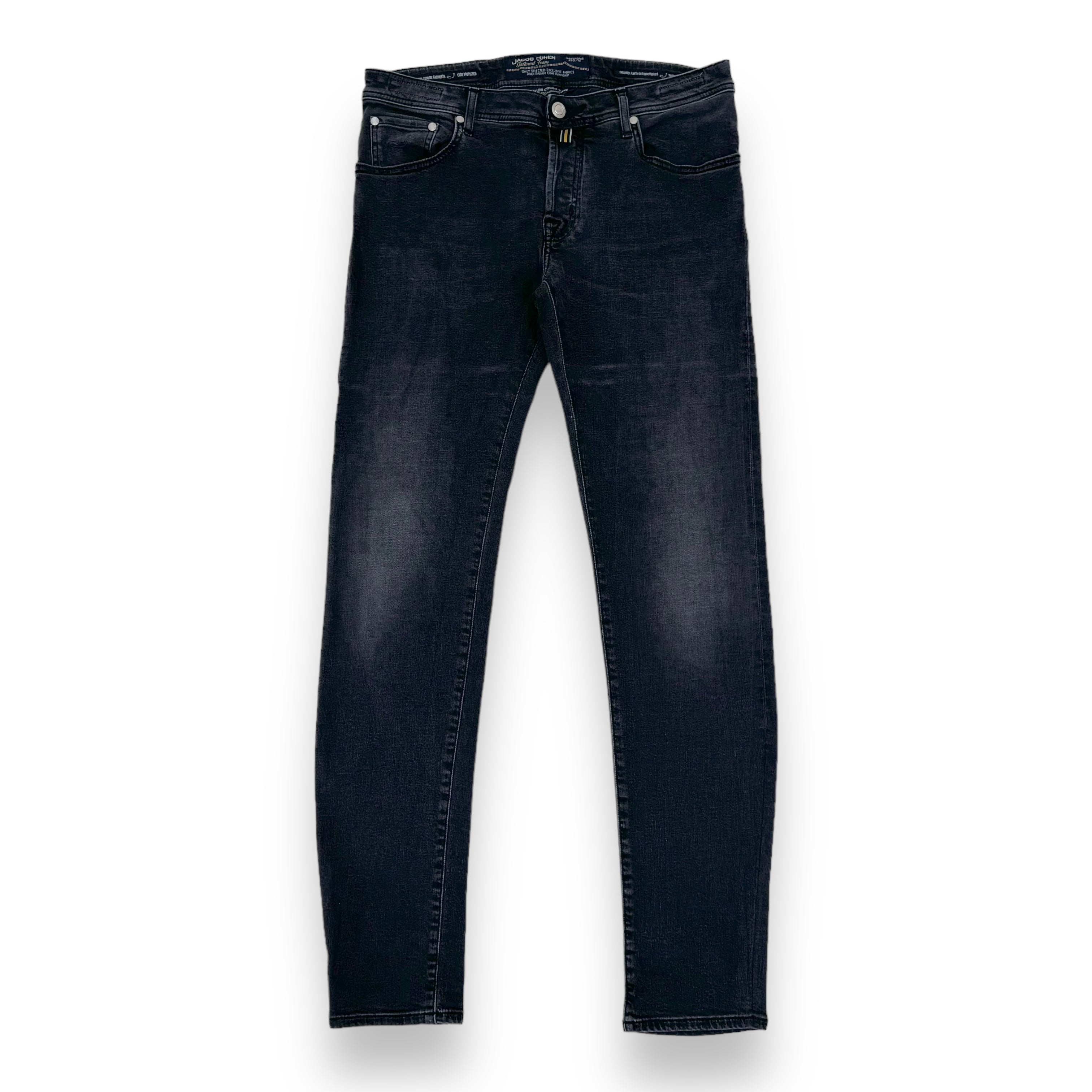 JACOB COHËN HANDMADE WASHED DENIM JEANS GREY 33W