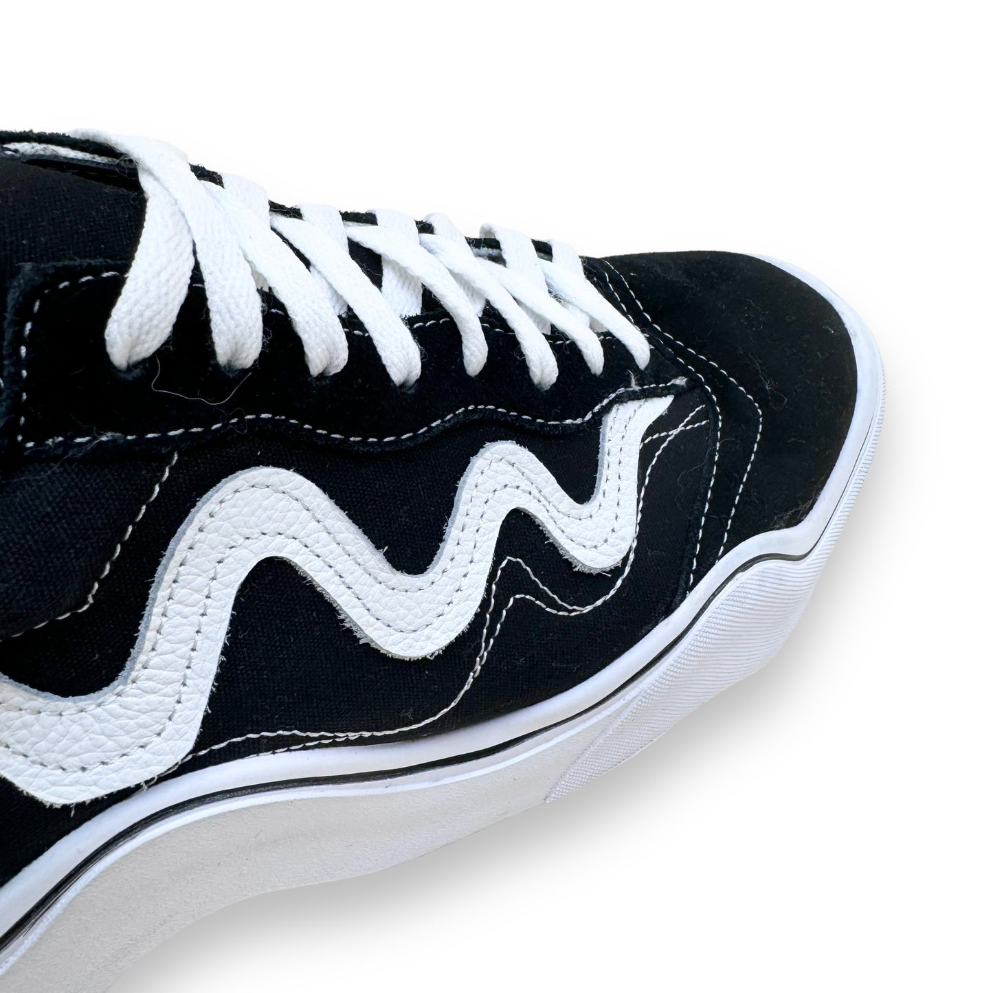 VANS X MSCHF X TYGA ‘WAVY BABY’ LOW TOP SNEAKERS WHITE / BLACK UK8.5