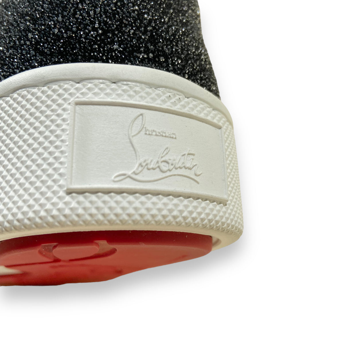 CHRISTIAN LOUBOUTIN HAPPYRUI GLITTER SNEAKERS MULTI UK8
