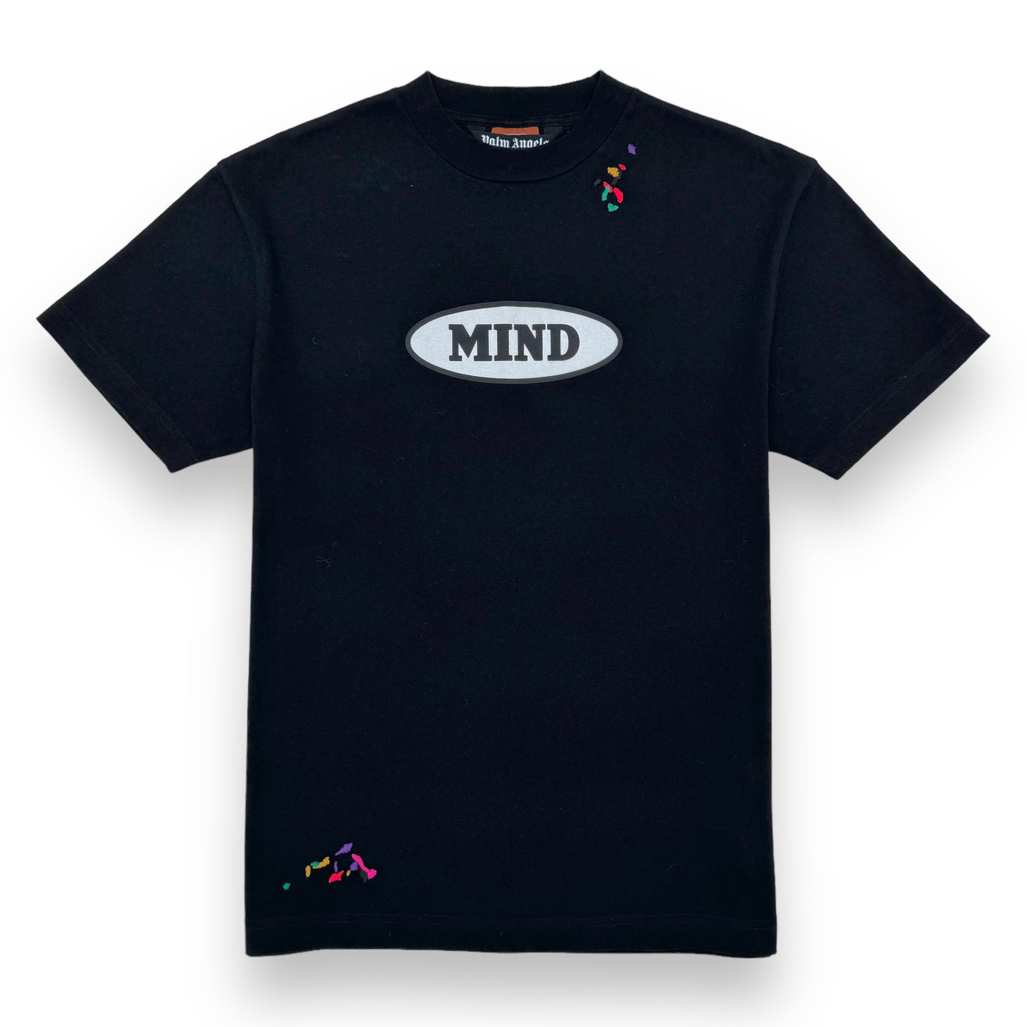 PALM ANGELS X MISSONI PRINTED COTTON-JERSEY MIND T-SHIRT BLACK L