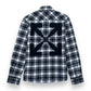 OFF-WHITE CHECKED ARROW FLANNEL SHIRT BLACK / WHITE L