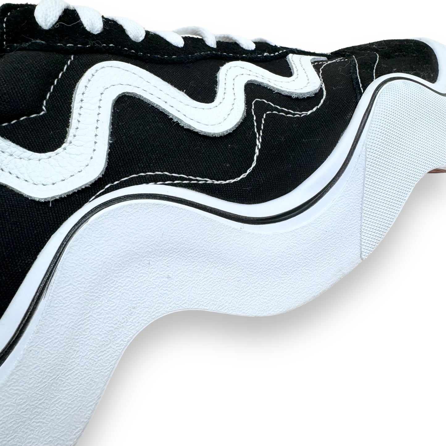 VANS X MSCHF X TYGA ‘WAVY BABY’ LOW TOP SNEAKERS WHITE / BLACK UK8.5