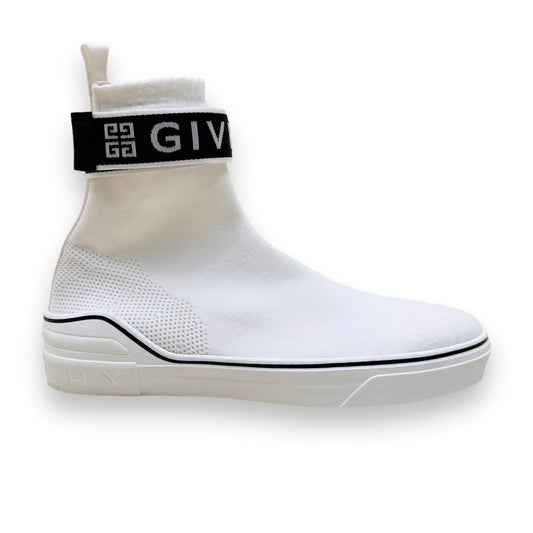 GIVENCHY SOCK HIGH TOP SNEAKER WHITE UK11