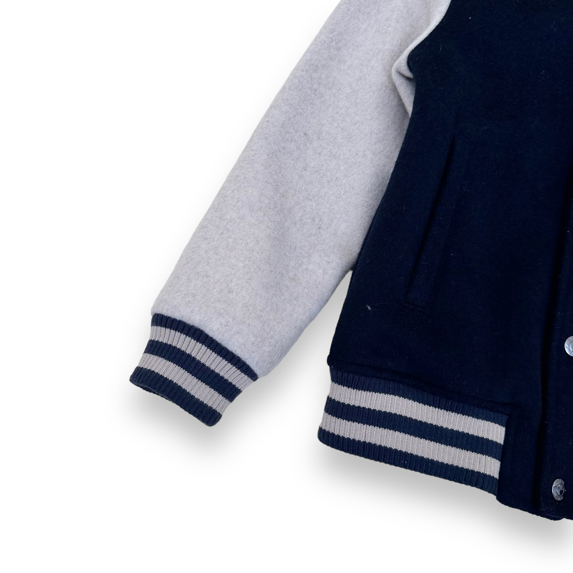 REISS WOOL BOMBER JACKET BLACK AGE7