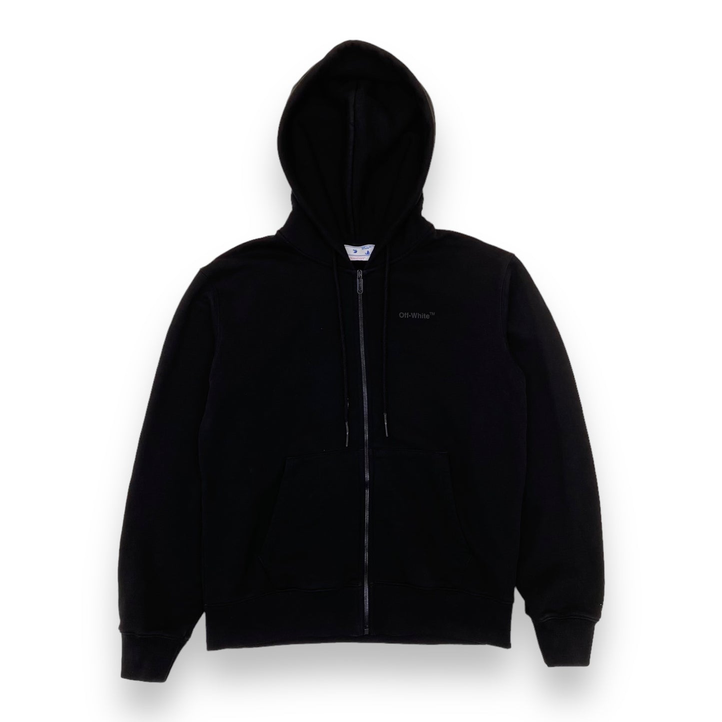 OFF-WHITE HOODIE BLACK M