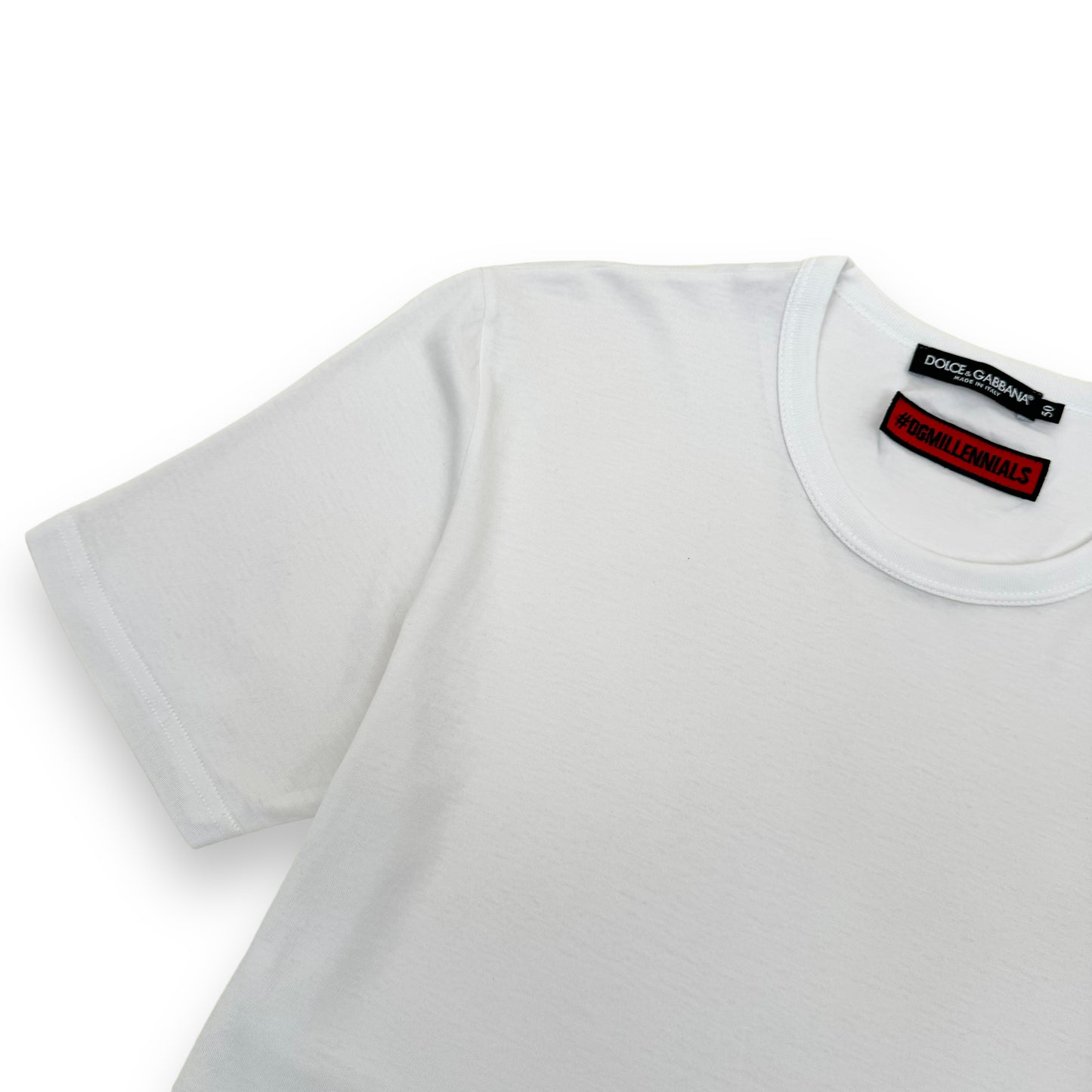 DOLCE & GABBANA DGMILLENIALS T-SHIRT WHITE L