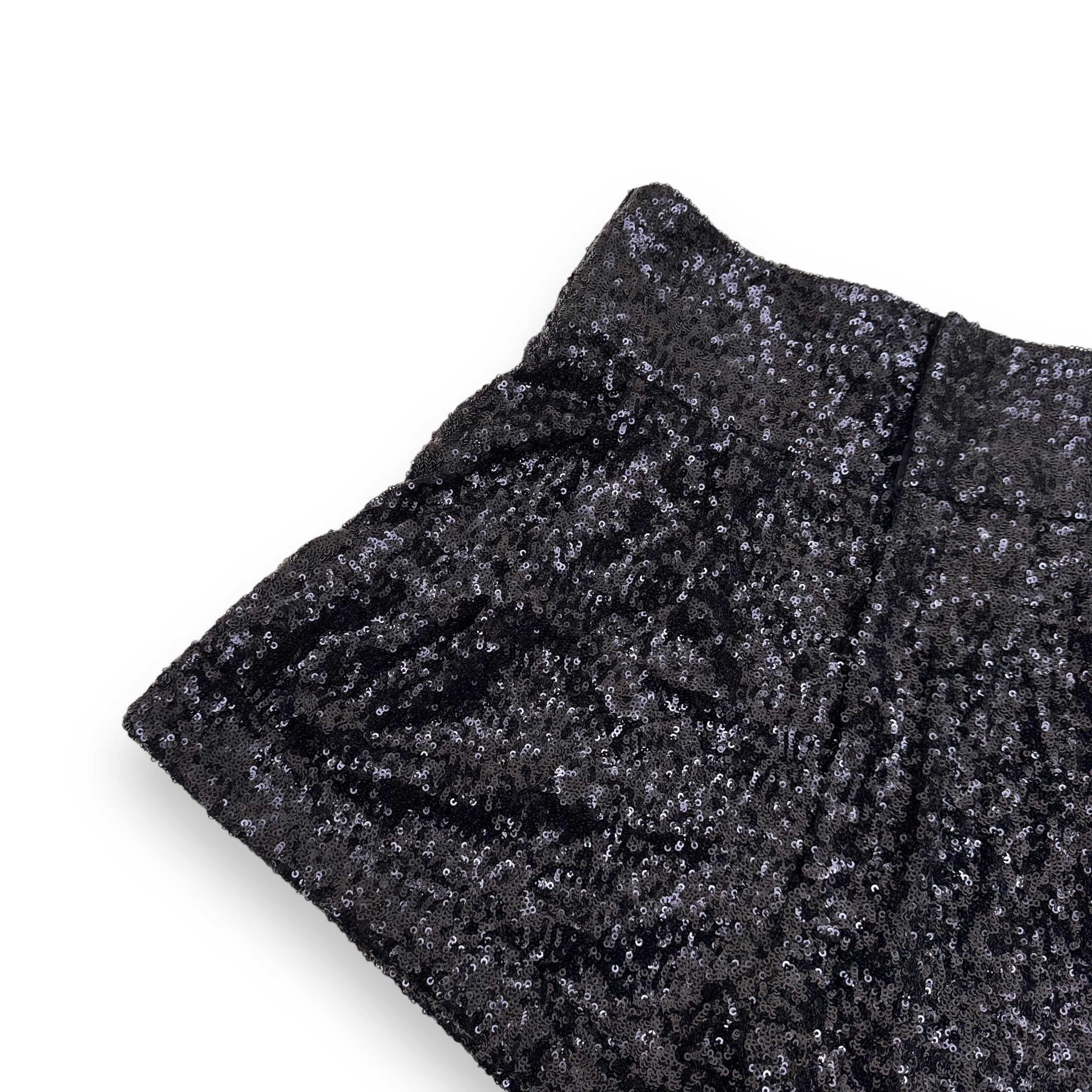 ISABEL MARANT SEQUIN SHORTS BLACK UK6