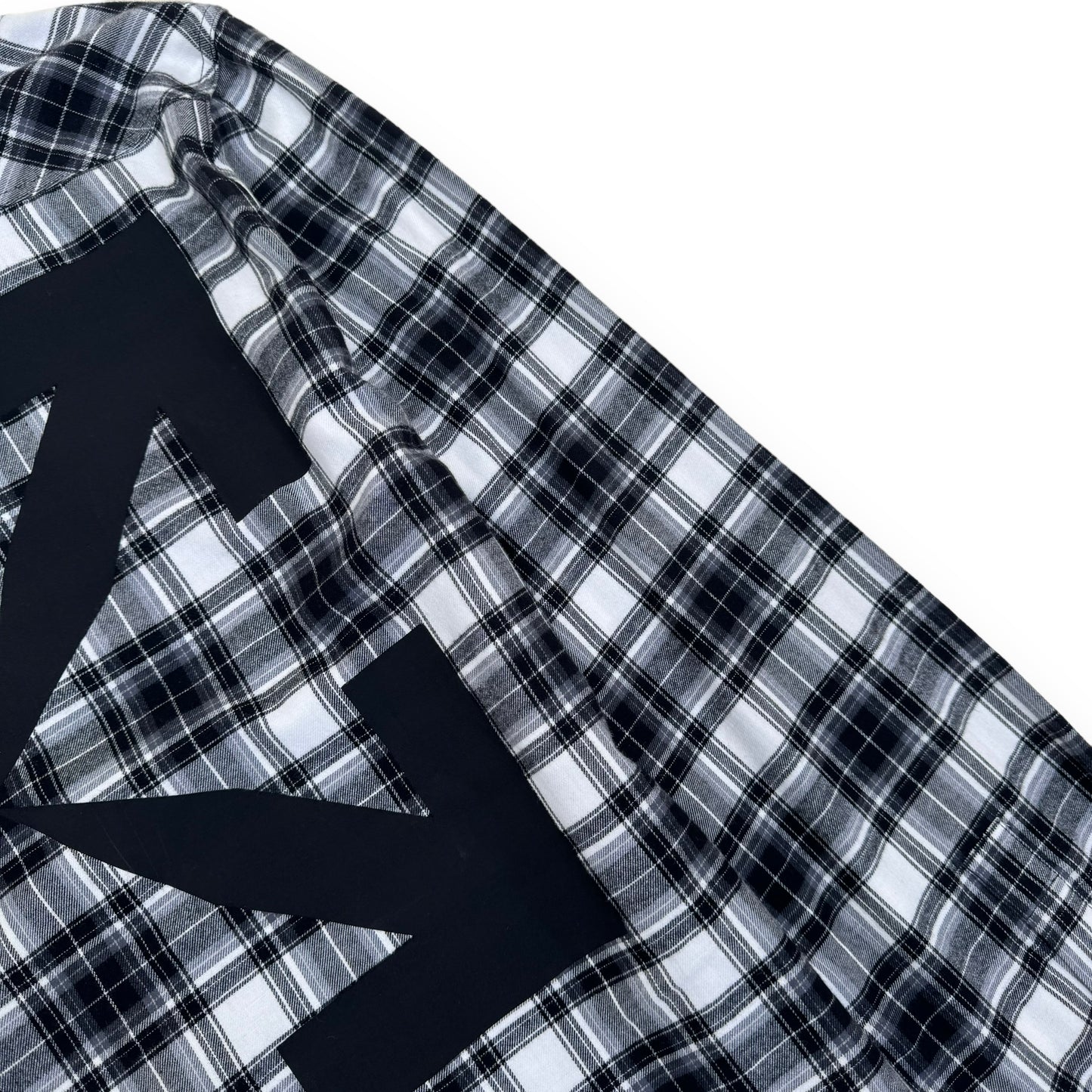 OFF-WHITE CHECKED ARROW FLANNEL SHIRT BLACK / WHITE L