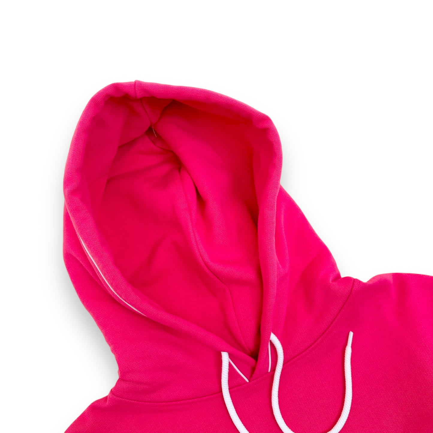 JACQUEMUS COTTON LOGO HOODIE PINK L