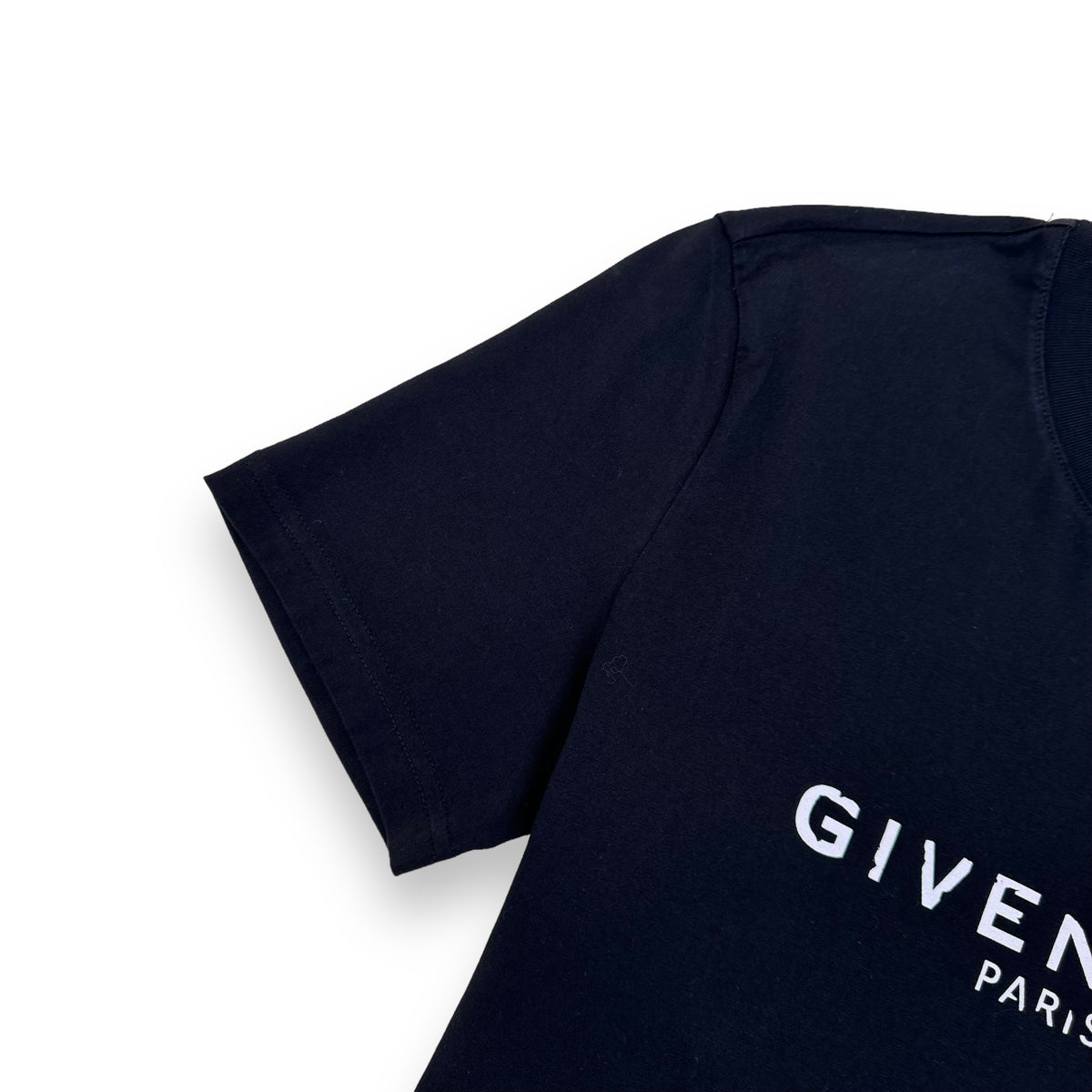 GIVENCHY LOGO COTTON T-SHIRT BLACK XS