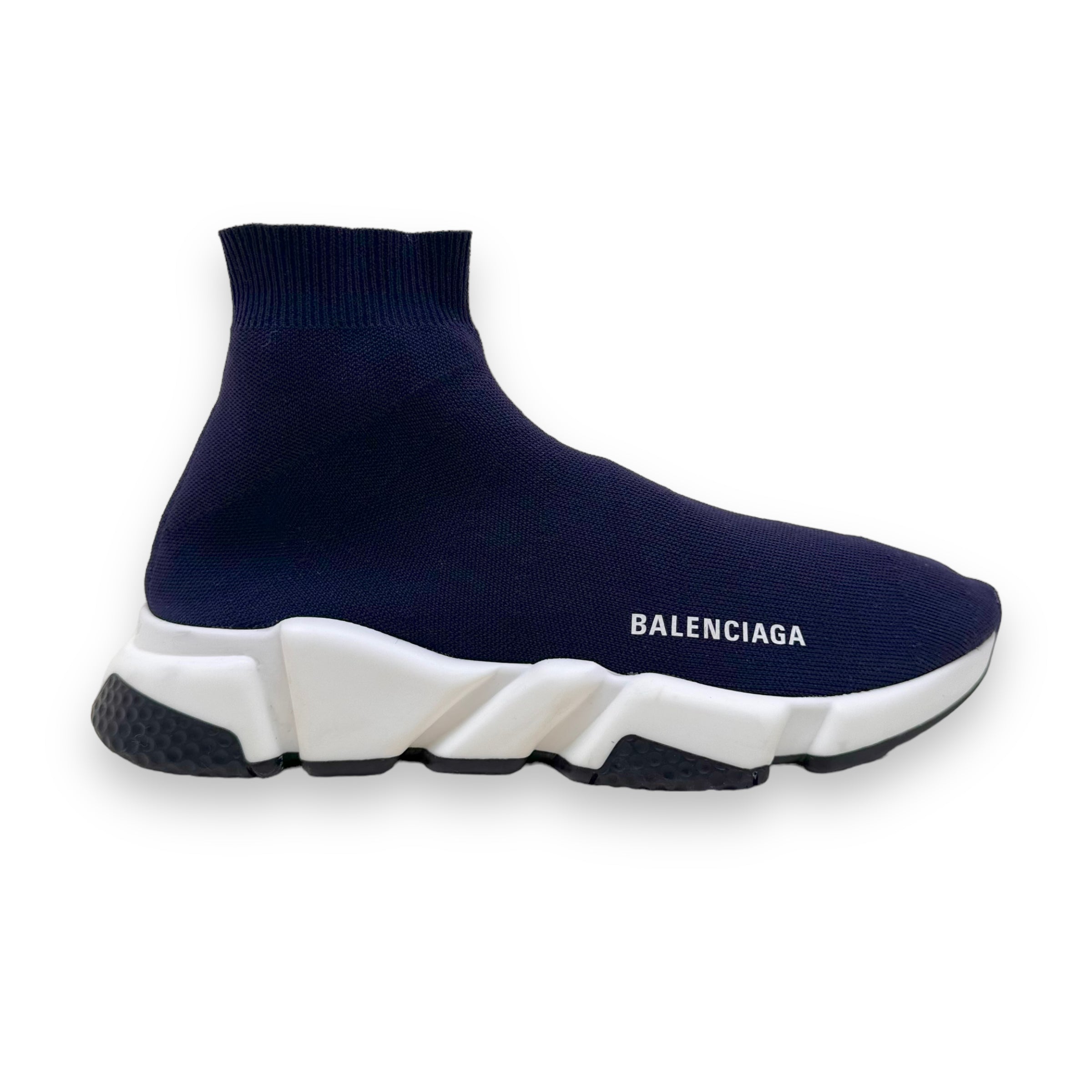 BALENCIAGA SPEED RUNNER SNEAKER NAVY UK6