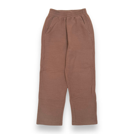 MAX MARA LEISURE COTTON-WOOL BLEND TROUSERS CAMEL S