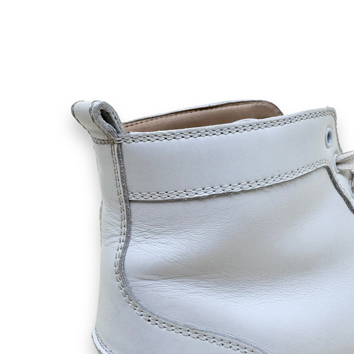 CHRISTIAN LOUBOUTIN HIGH TOP SNEAKERS WHITE UK6.5