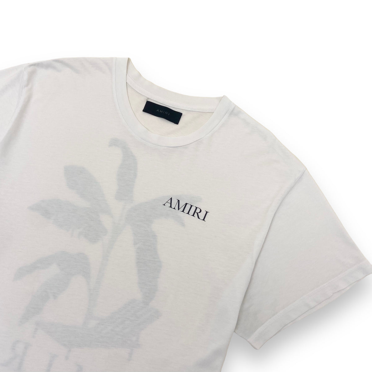 AMIRI PALM TREE T-SHIRT WHITE L