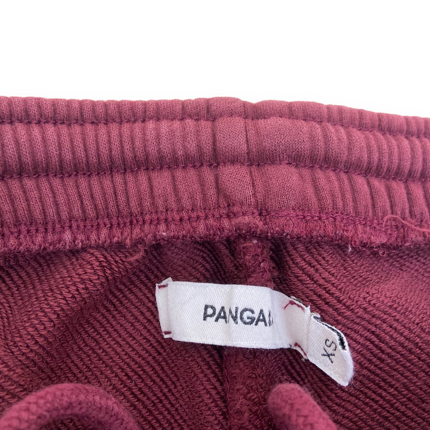 PANGAIA JOGGERS BURGUNDY XS