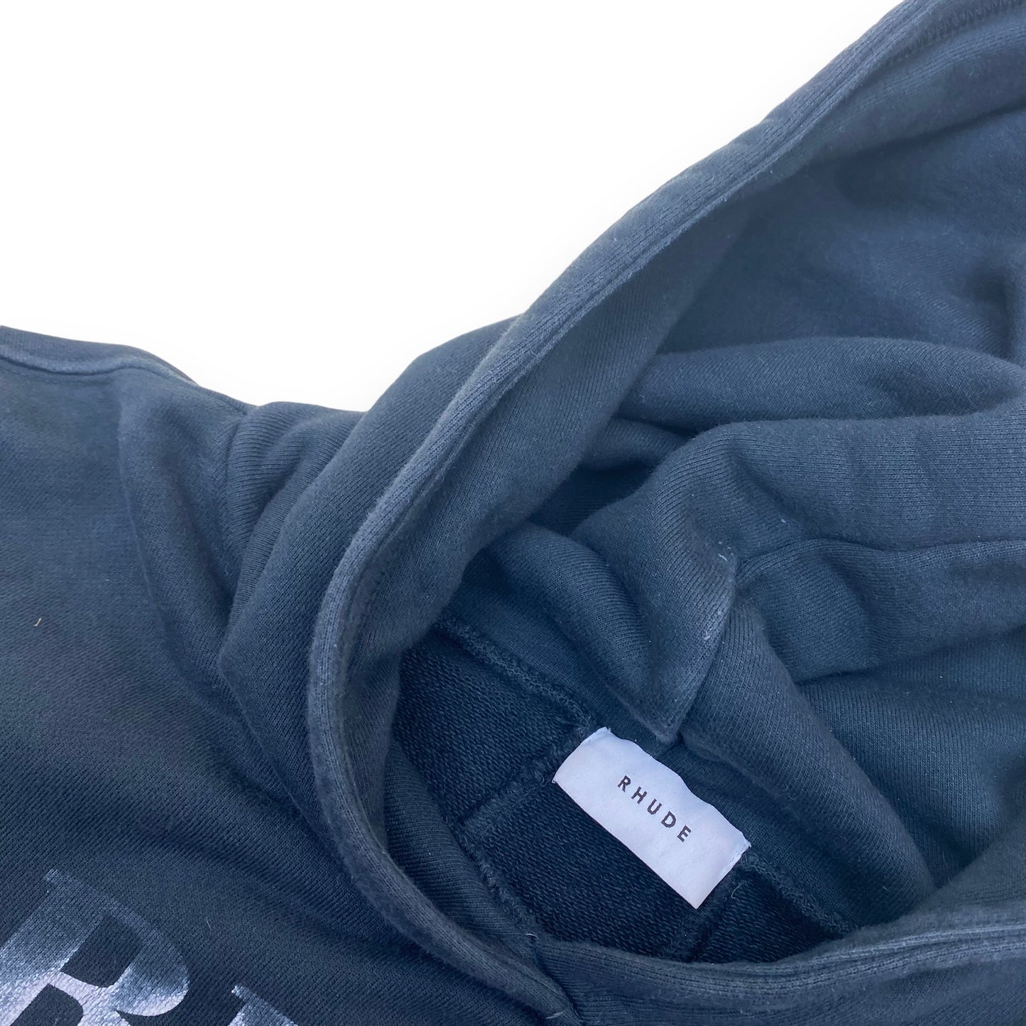 RHUDE BALD EAGLE HOODIE NAVY M