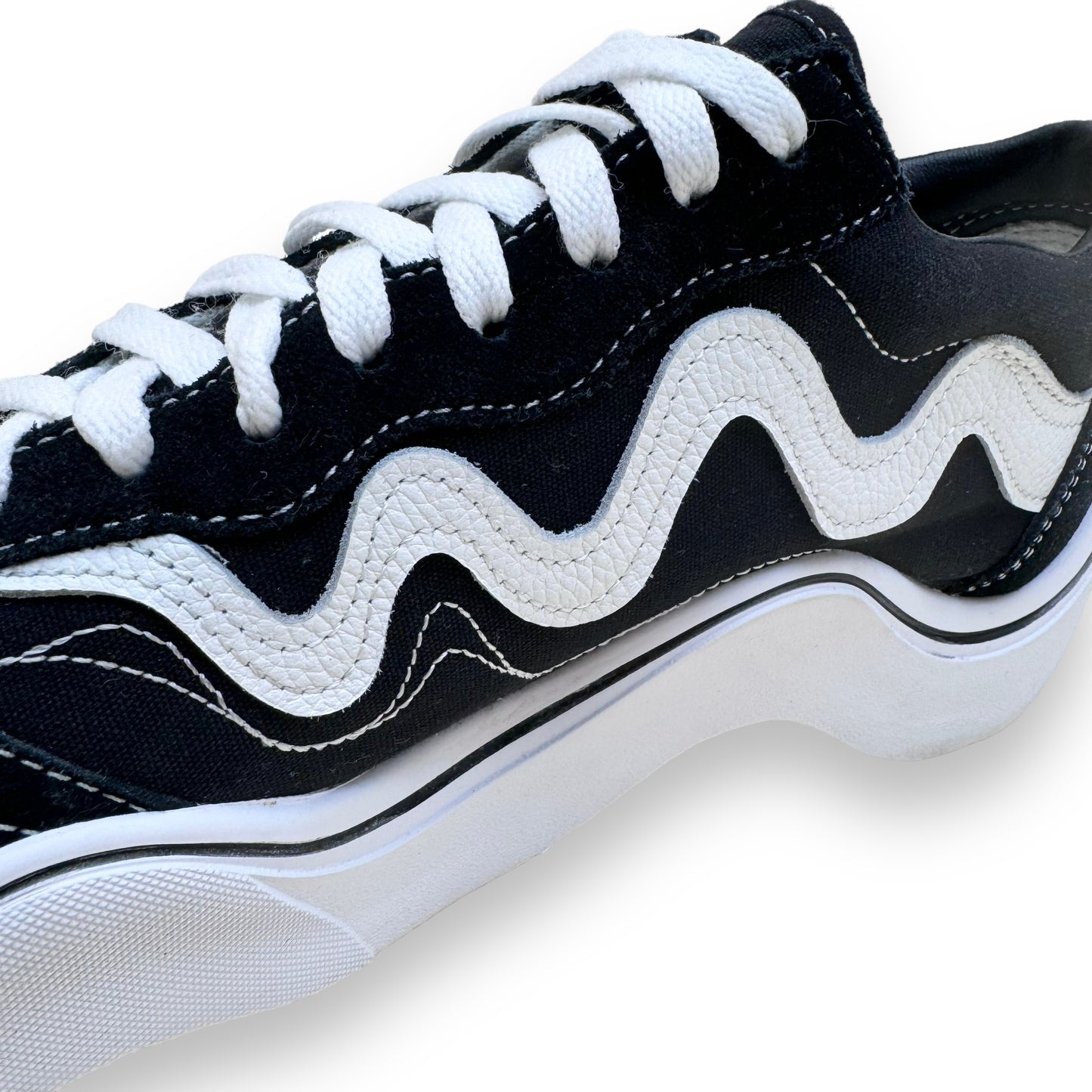 VANS X MSCHF X TYGA ‘WAVY BABY’ LOW TOP SNEAKERS WHITE / BLACK UK8.5