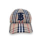 BURBERRY CHECKED BASEBALL CAP XL