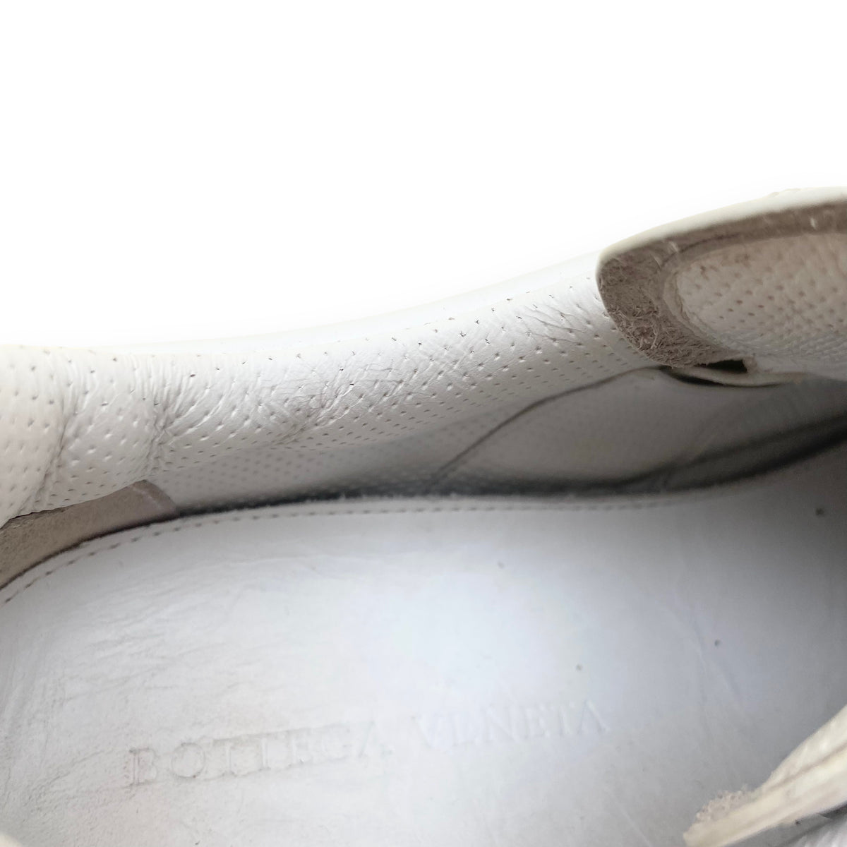 BOTTEGA VENETA VBPEO LOW TOP SNEAKERS WHITE UK6