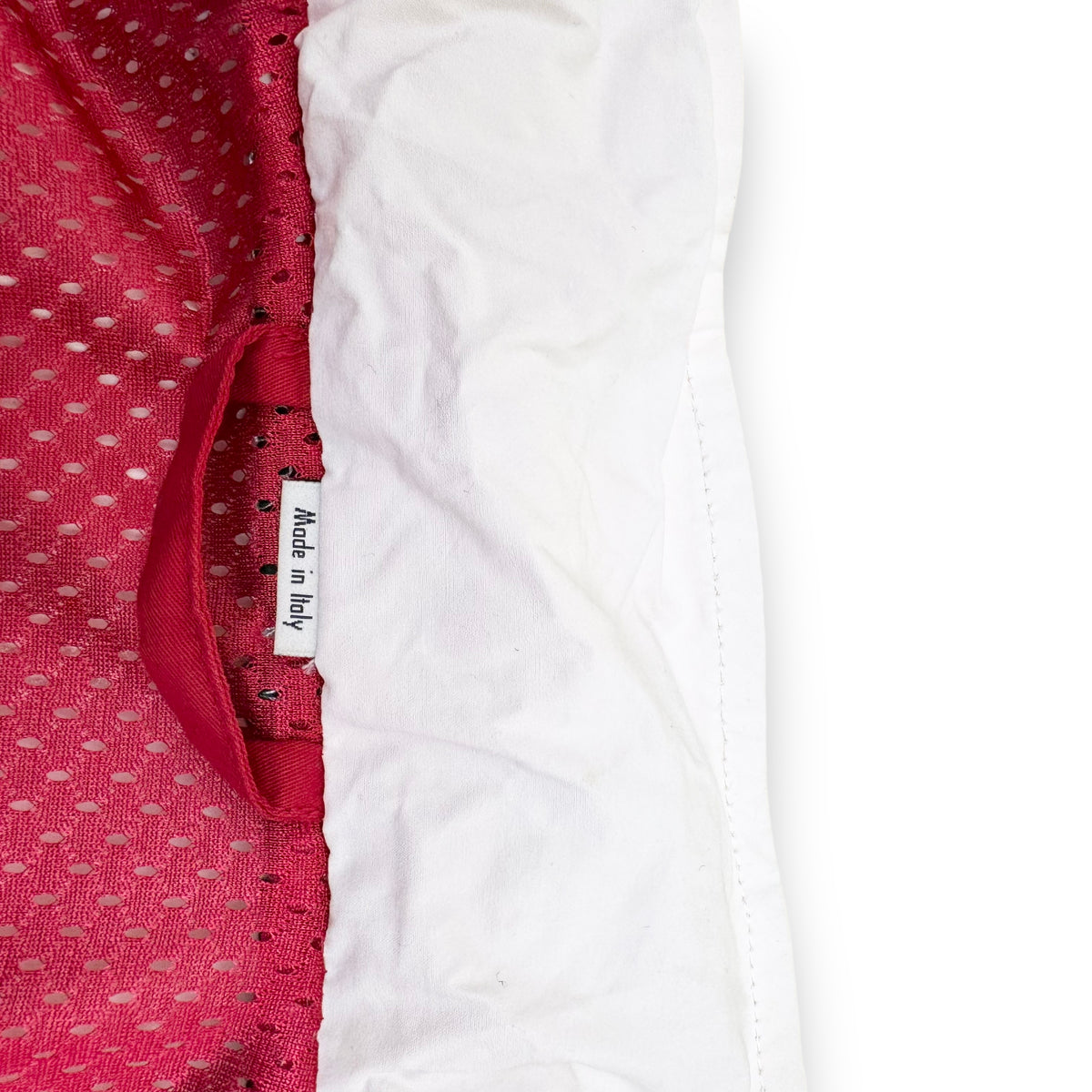 GUCCI COTTON CANVAS WINDBREAKER JACKET WHITE S