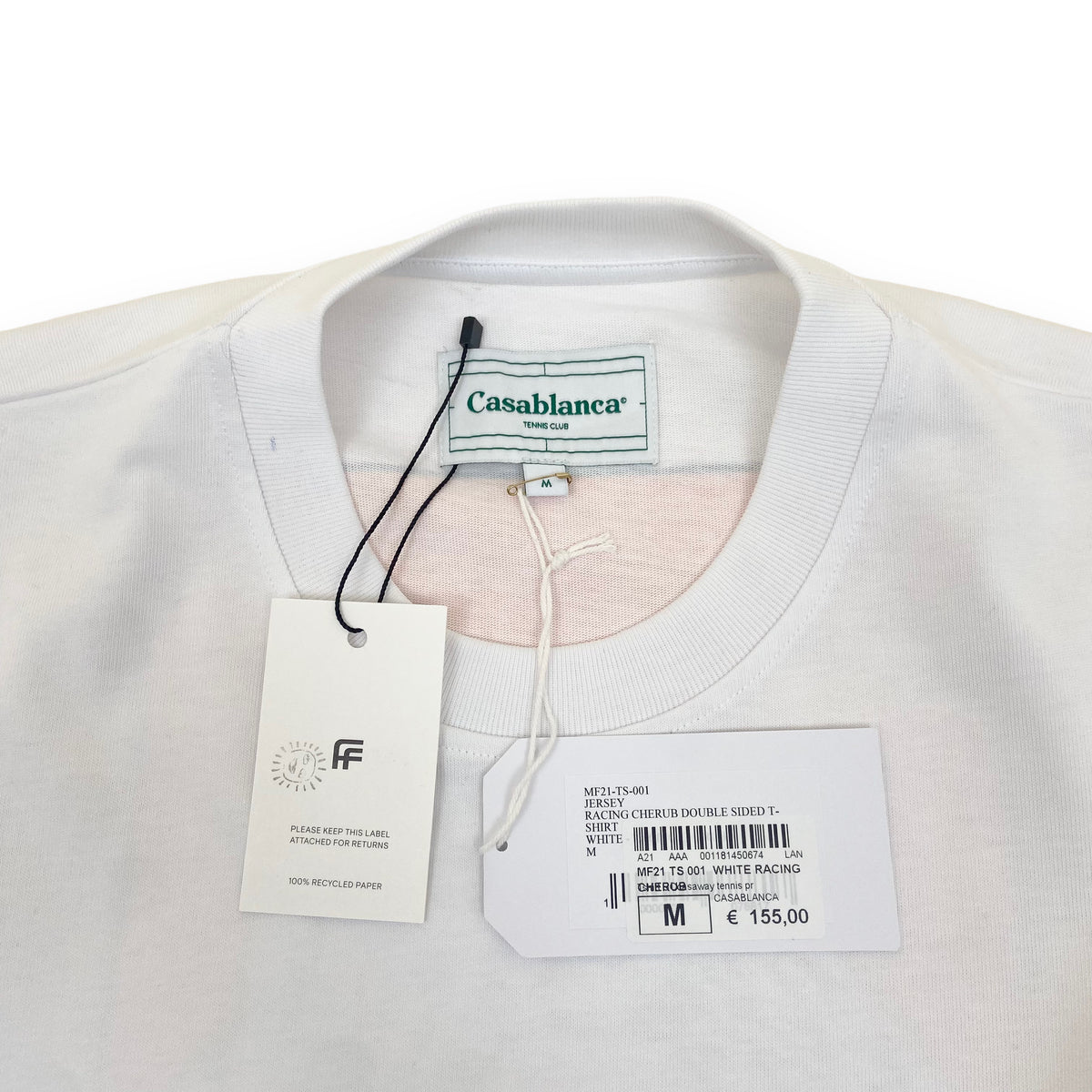 CASABLANCA T-SHIRT WHITE M