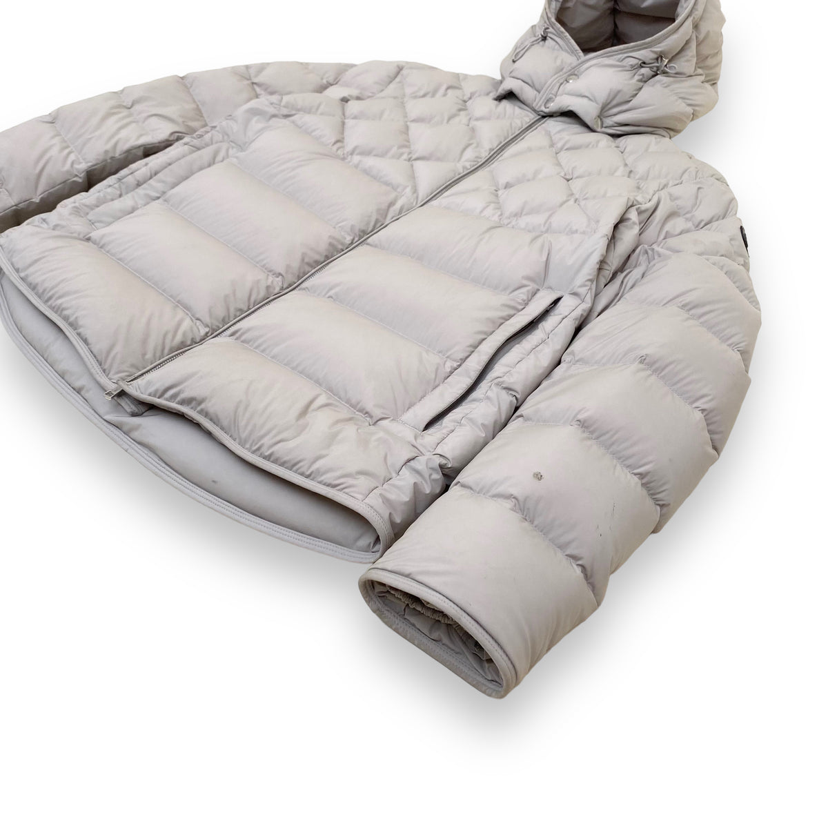 MONCLER CECAUD GIUBBOTTO PUFFER JACKET GREY XL
