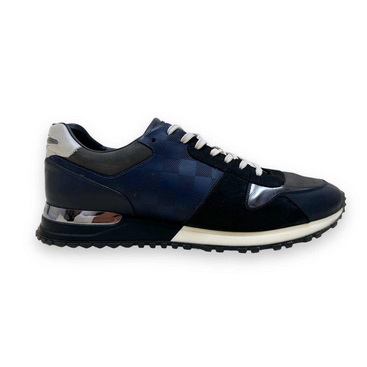 LOUIS VUITTON RUN AWAY SNEAKERS NAVY UK8.5