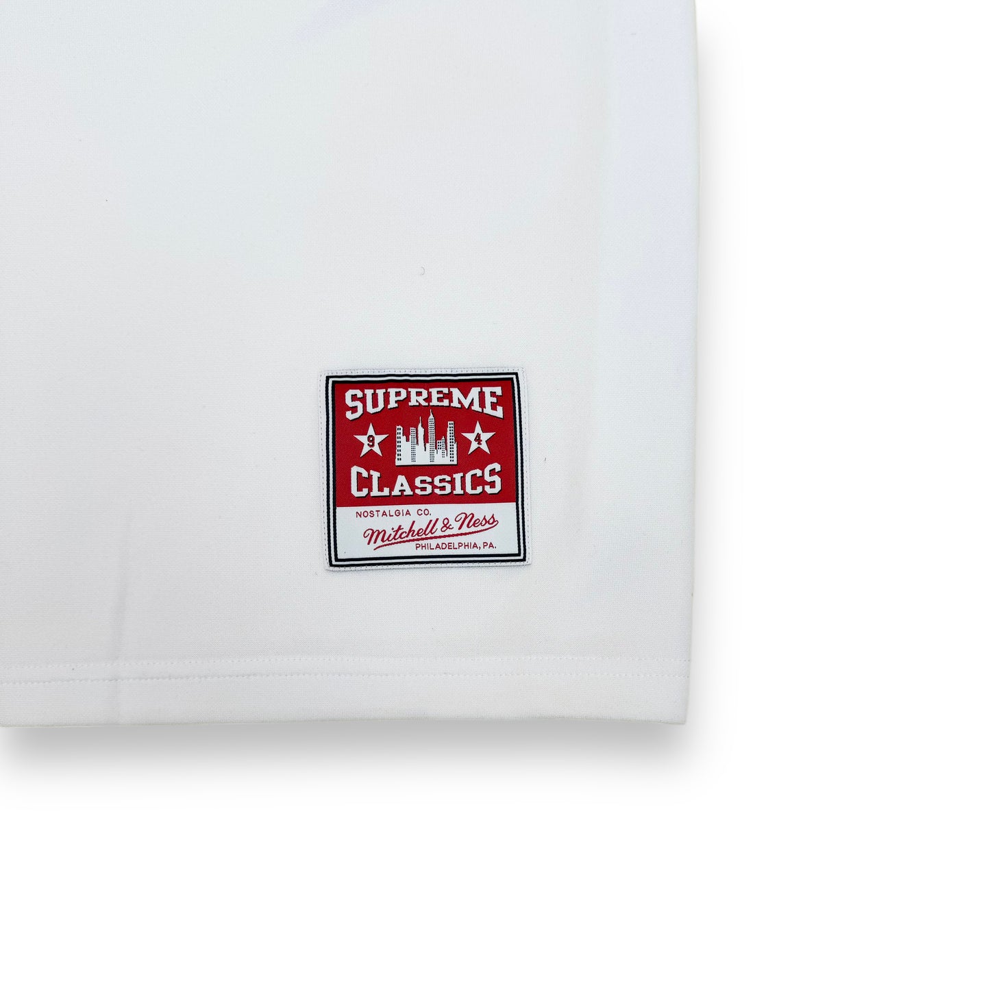 SUPREME MITCHELL & NESS FOOTBALL JERSEY WHITE M