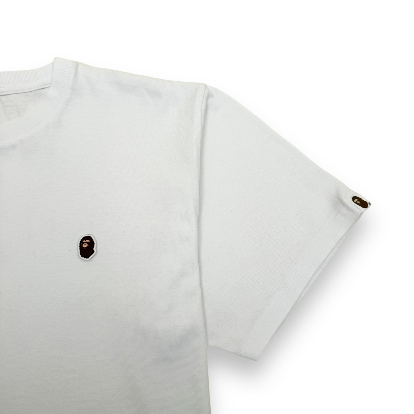 BAPE CLASSIC APE HEAD ONE POINT T-SHIRT WHITE L