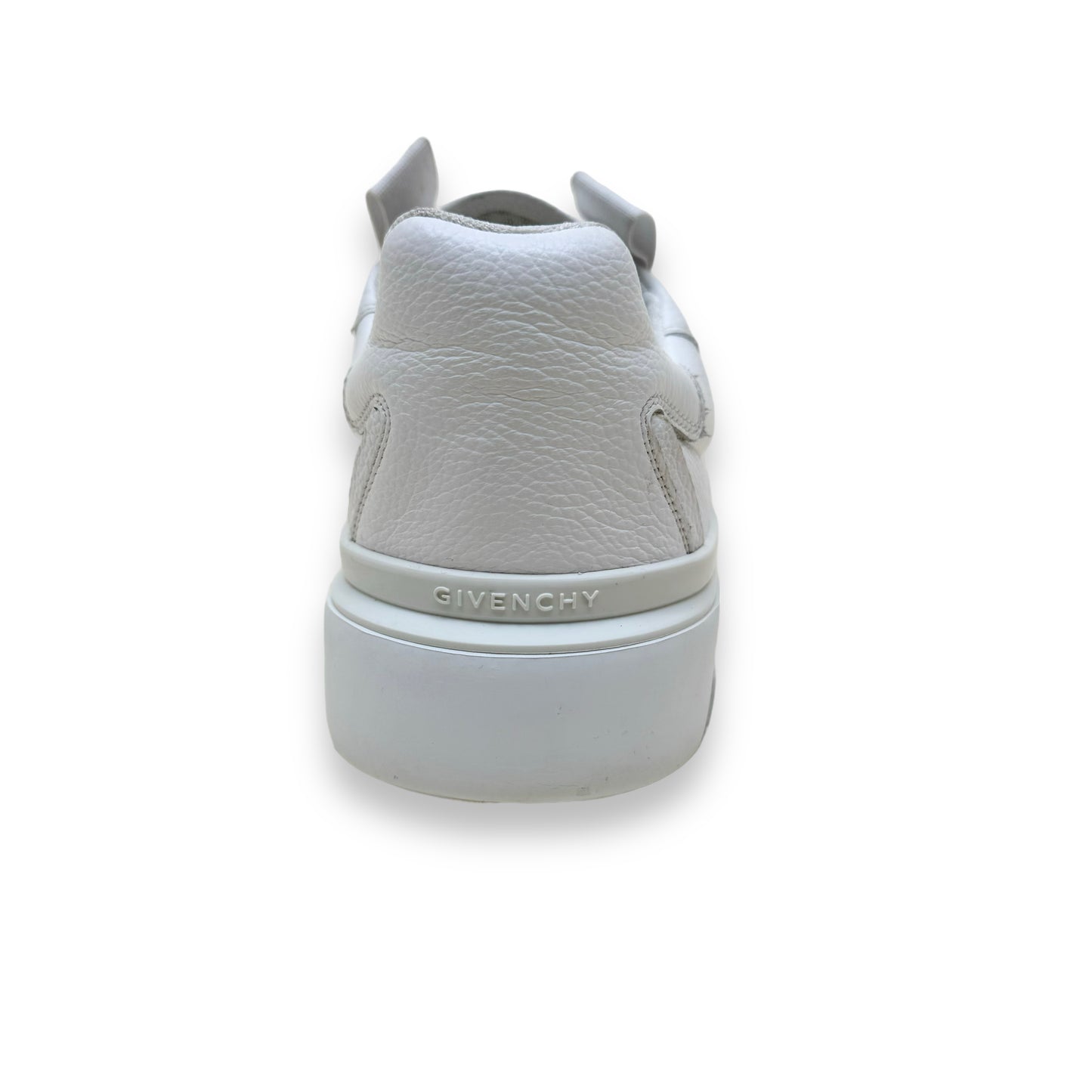 GIVENCHY LEATHER WING LOW TOP SNEAKERS WHITE UK11