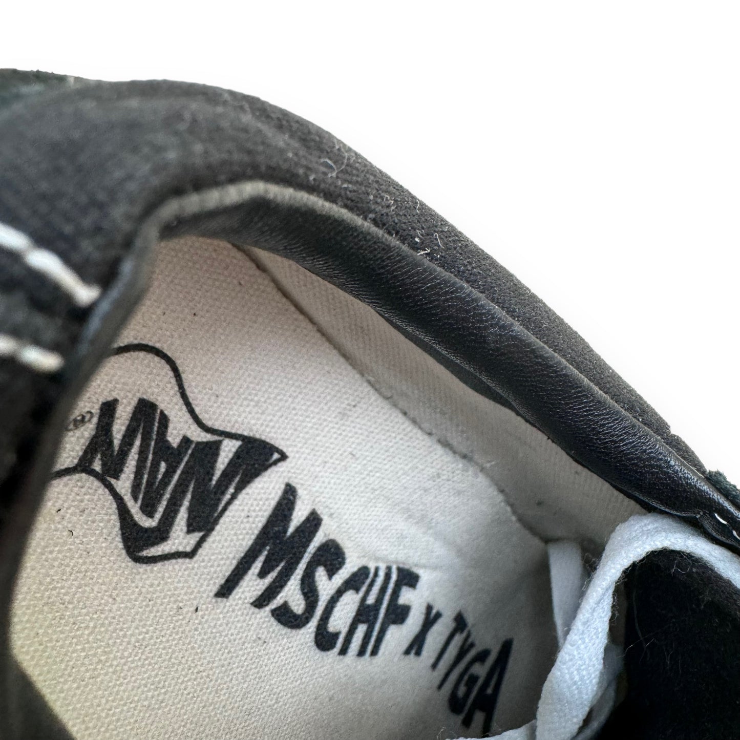 VANS X MSCHF X TYGA ‘WAVY BABY’ LOW TOP SNEAKERS WHITE / BLACK UK8.5