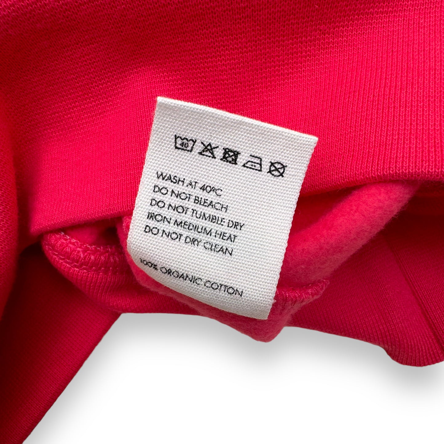 JACQUEMUS COTTON LOGO HOODIE PINK L