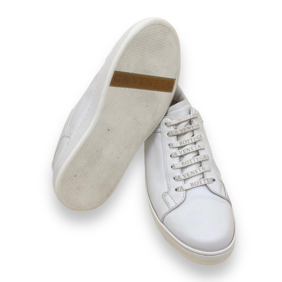 BOTTEGA VENETA VBPEO LOW TOP SNEAKERS WHITE UK6