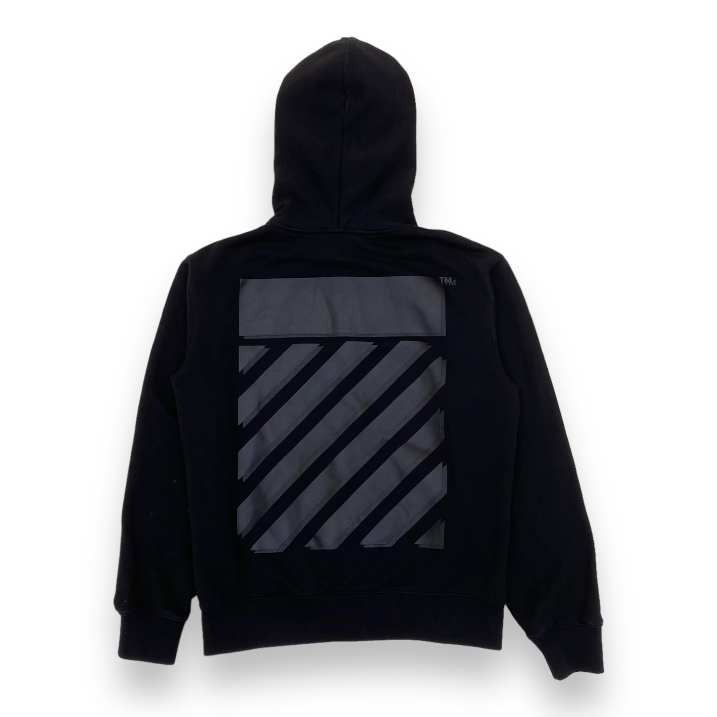 OFF-WHITE HOODIE BLACK M