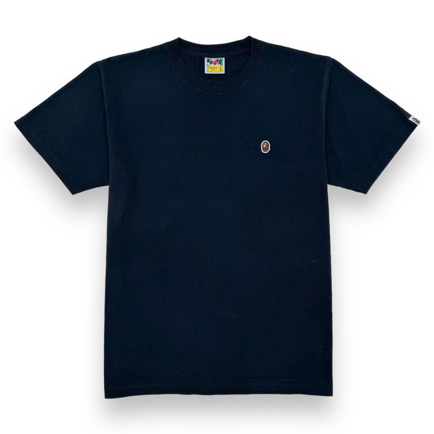 BAPE CLASSIC APE HEAD ONE POINT T-SHIRT BLACK L