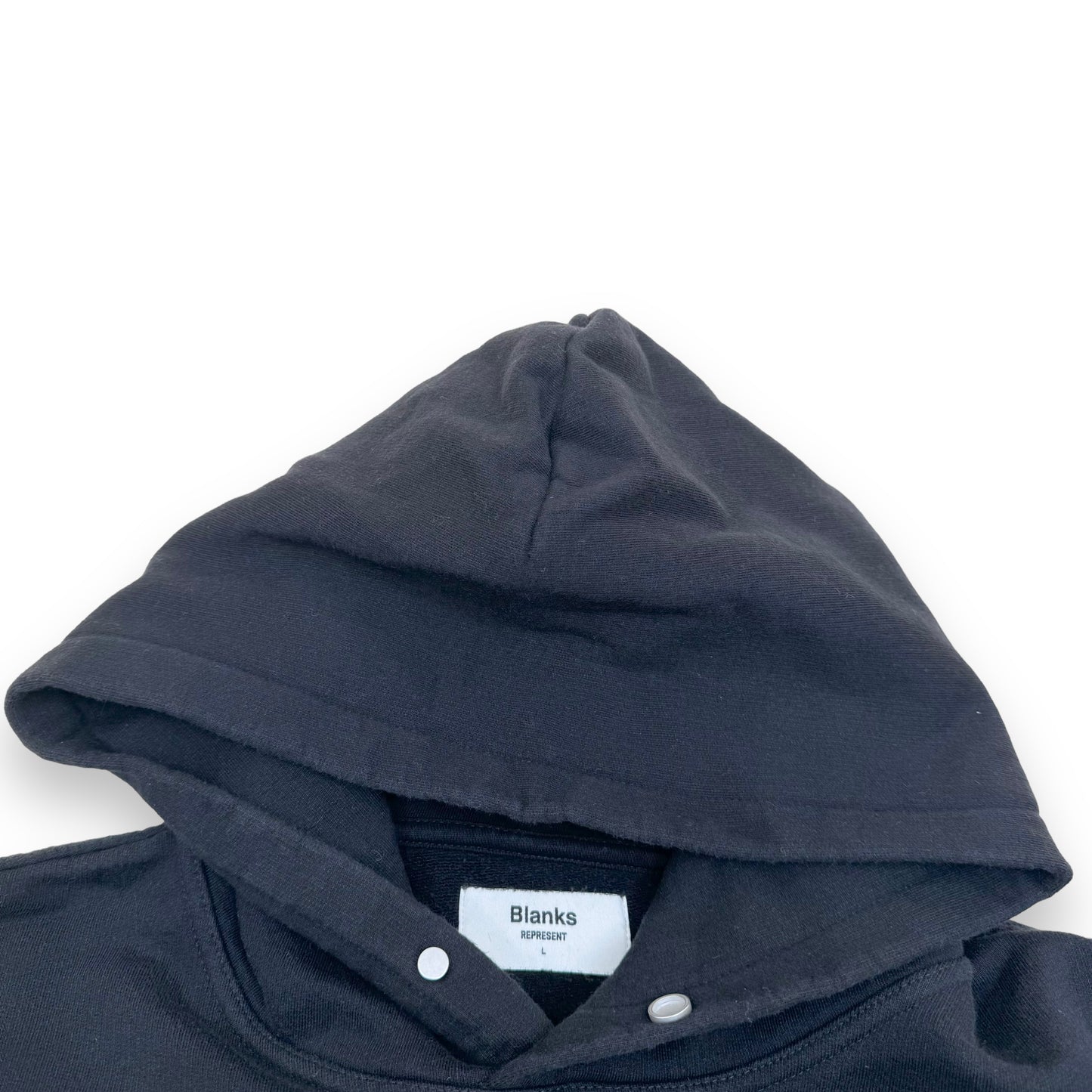 REPRESENT BLANKS HOODIE BLACK L