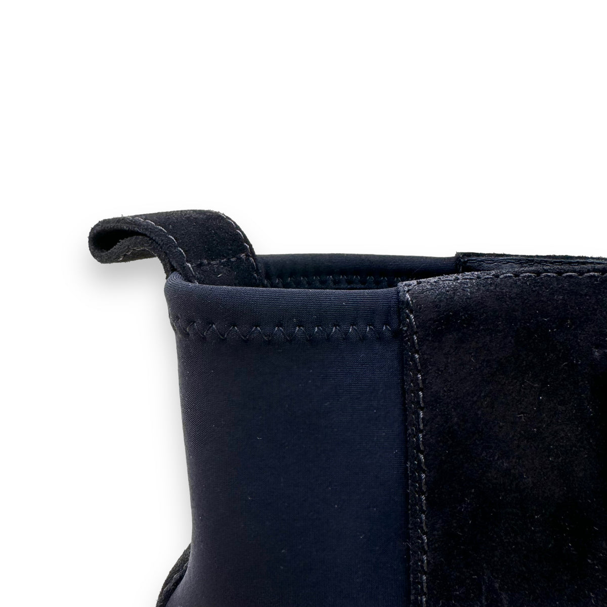GIUSEPPE ZANOTTI SUEDE CHELSEA BOOTS BLACK UK6