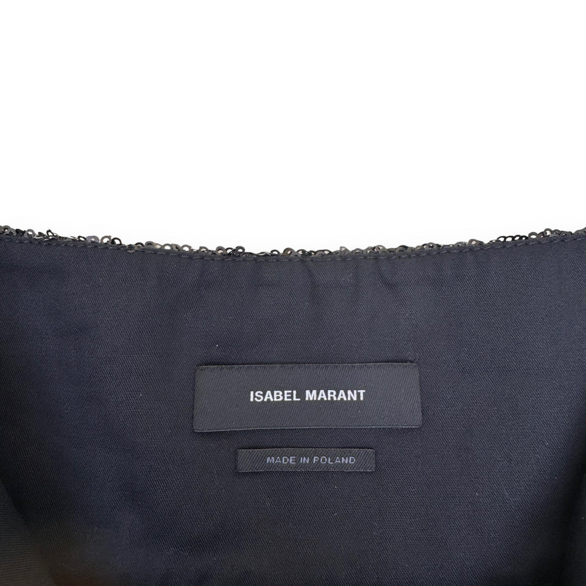 ISABEL MARANT SEQUIN SHORTS BLACK UK6