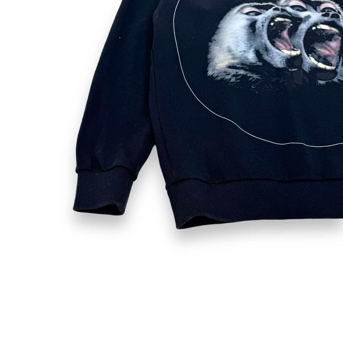 GIVENCHY MONKEY BROTHER SWEATSHIRT BLACK S