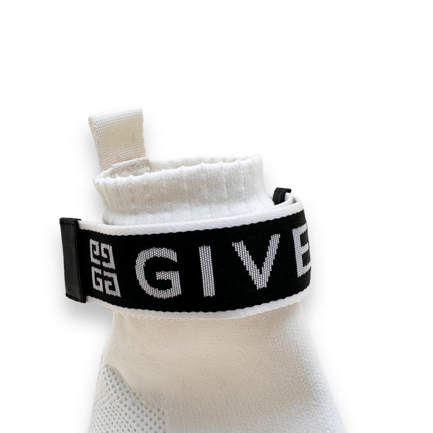 GIVENCHY SOCK HIGH TOP SNEAKER WHITE UK11