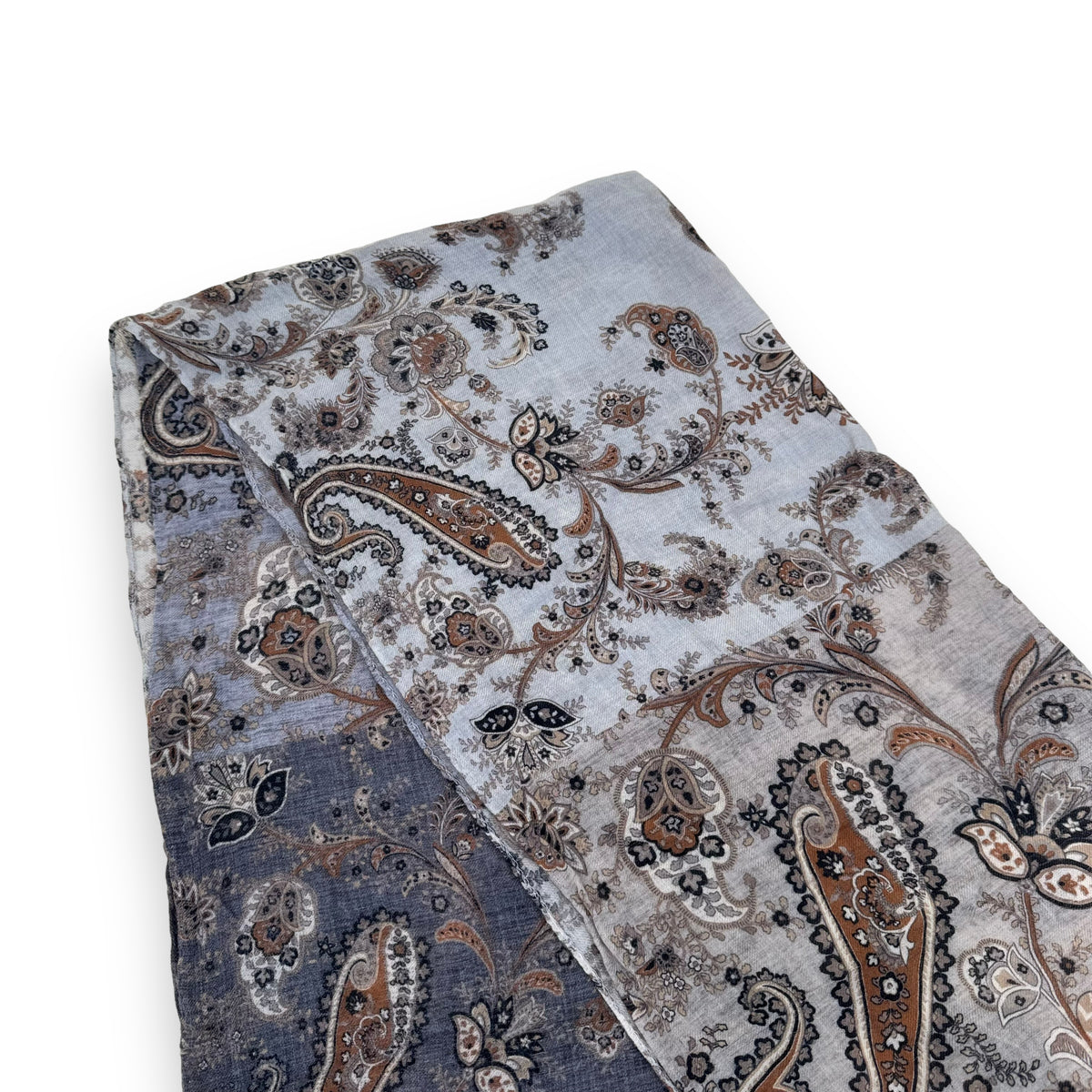 THOM SWEENEY PATTERN WOOL SCARF