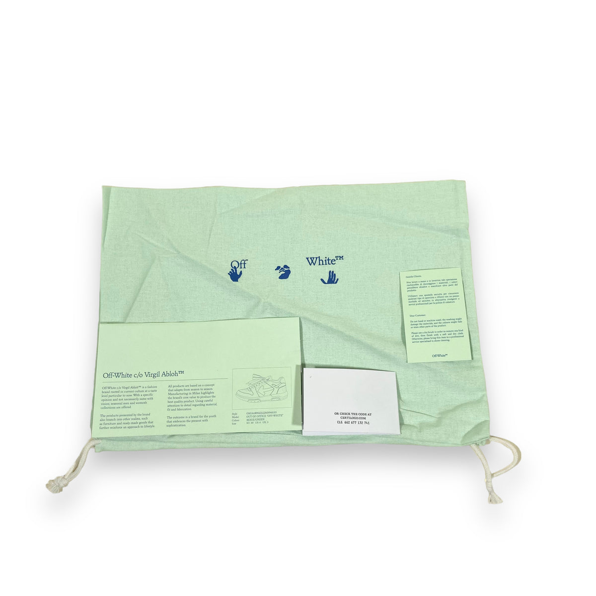 OFF-WHITE OUT OF OFFICE SNEAKERS BEIGE UK6