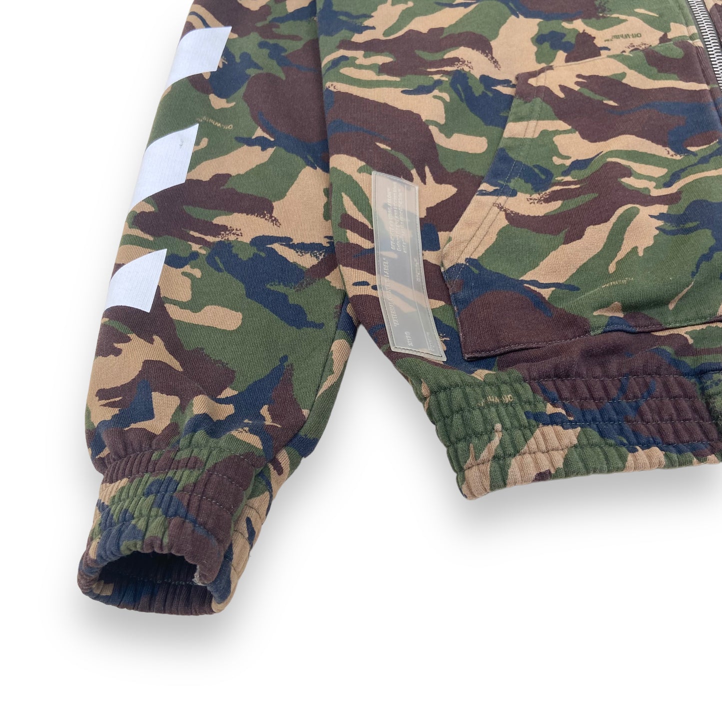 OFF-WHITE HOODIE CAMO M