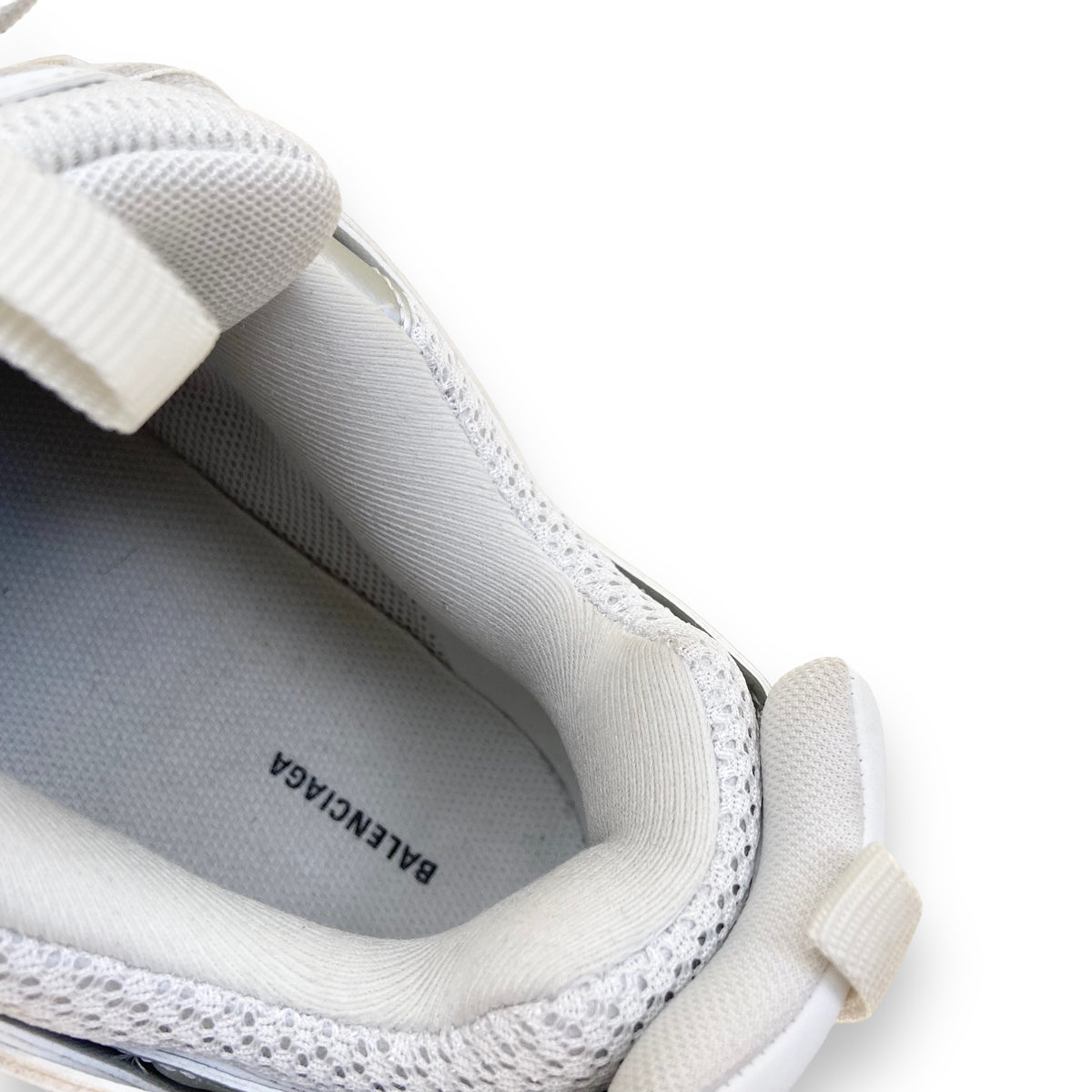BALENCIAGA TRACK MESH AND NYLON SNEAKERS WHITE UK9